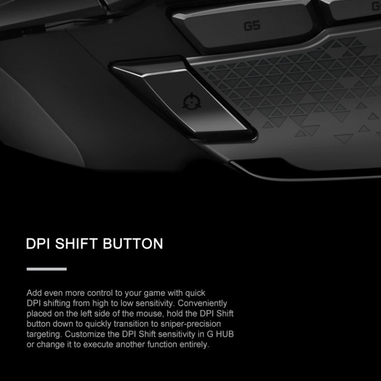 Logitech G502 HERO Gaming Mouse - 11 buttons, 2.1 m