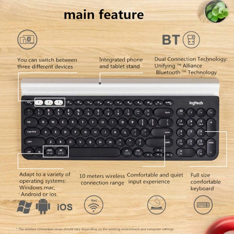 Clavier sans fil Logitech K780 pour PC et gaming polyvalent