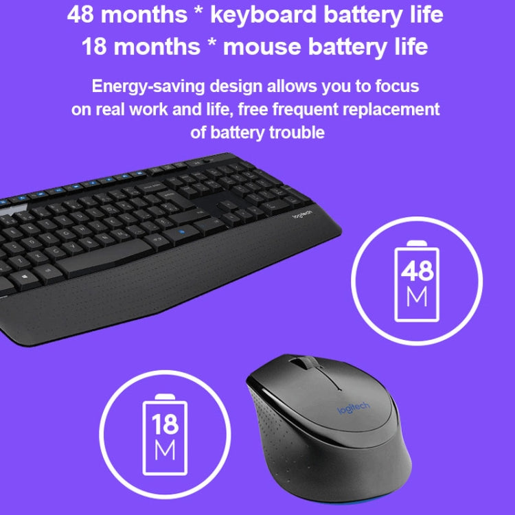 Logitech MK345 Wireless Keyboard and Mouse for Gaming PC