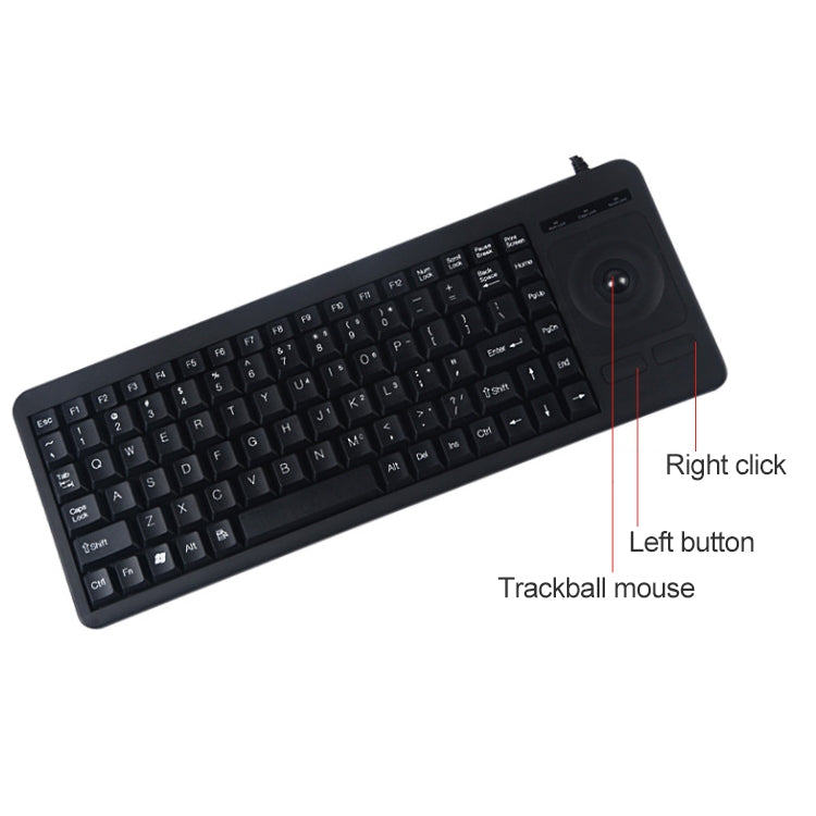 Clavier Gaming DS-8900 PS/2 Étanche avec Trackball 1,5 m