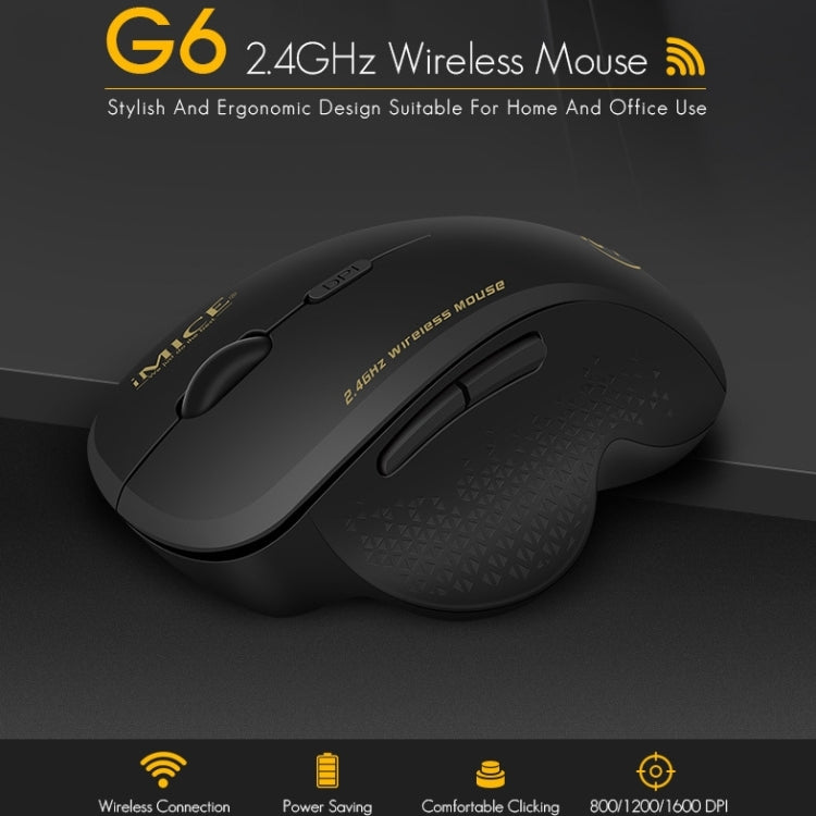 Souris Gaming Sans Fil iMICE G6 : Précision et Confort
