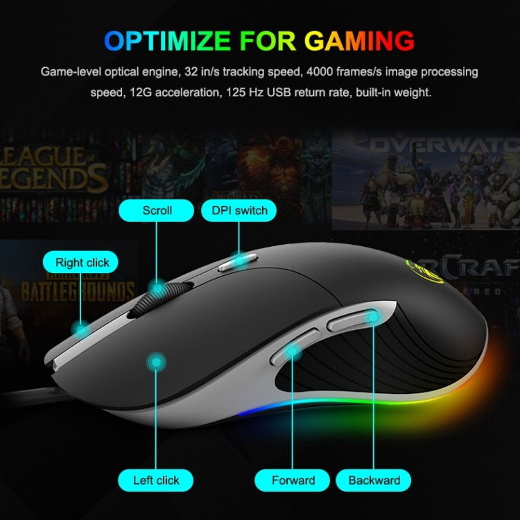 iMICE X6 6-Button RGB Wired Gaming Mouse