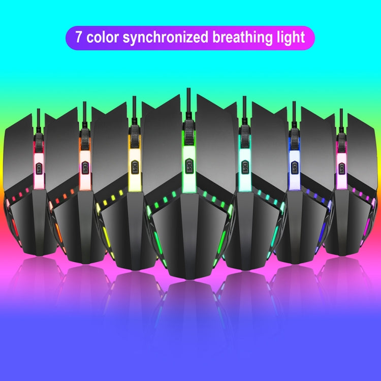 HXSJ S200 USB 1600 dpi Gaming Mouse - Wired, 4 Keys