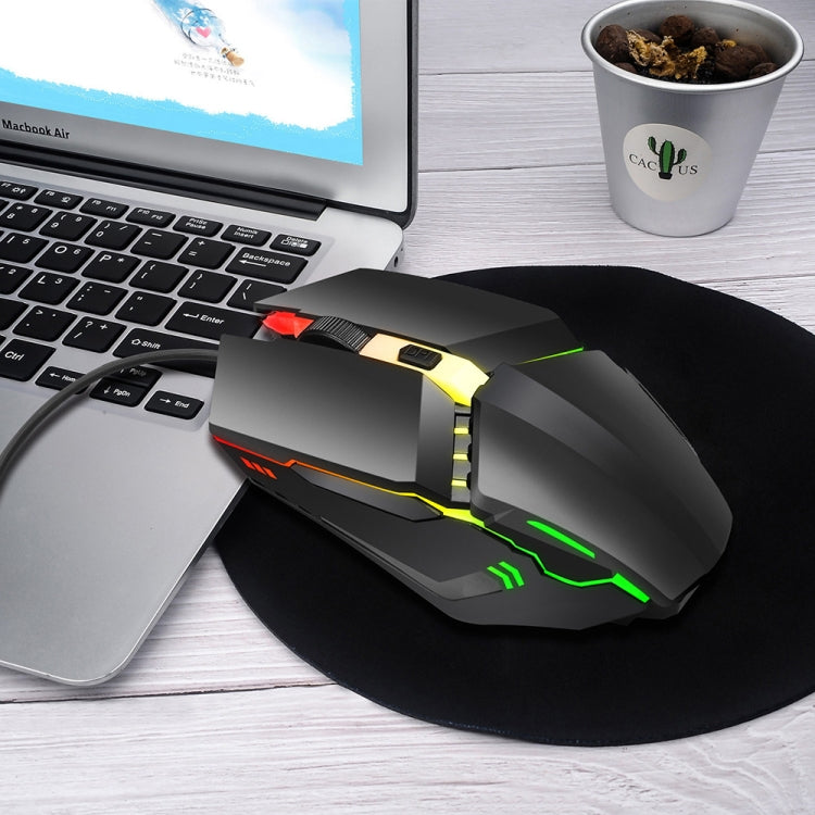 HXSJ S200 USB 1600 dpi Gaming Mouse - Wired, 4 Keys