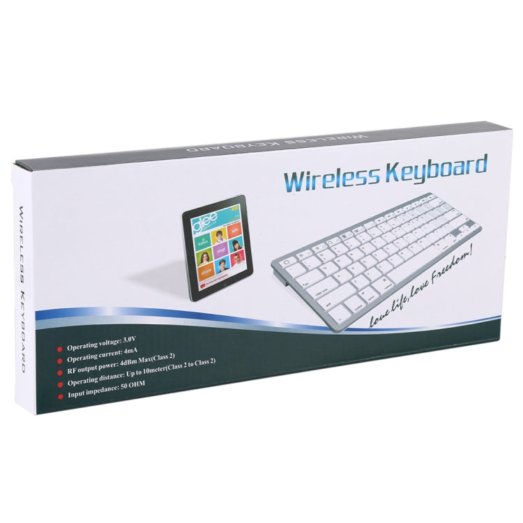 Ultra-thin Bluetooth Keyboard for PCs and Tablets - WB-8022