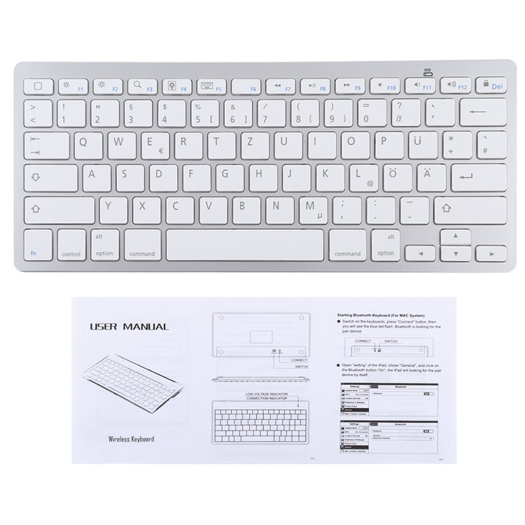 Ultra-Thin Bluetooth Keyboard for Gaming and Tablets