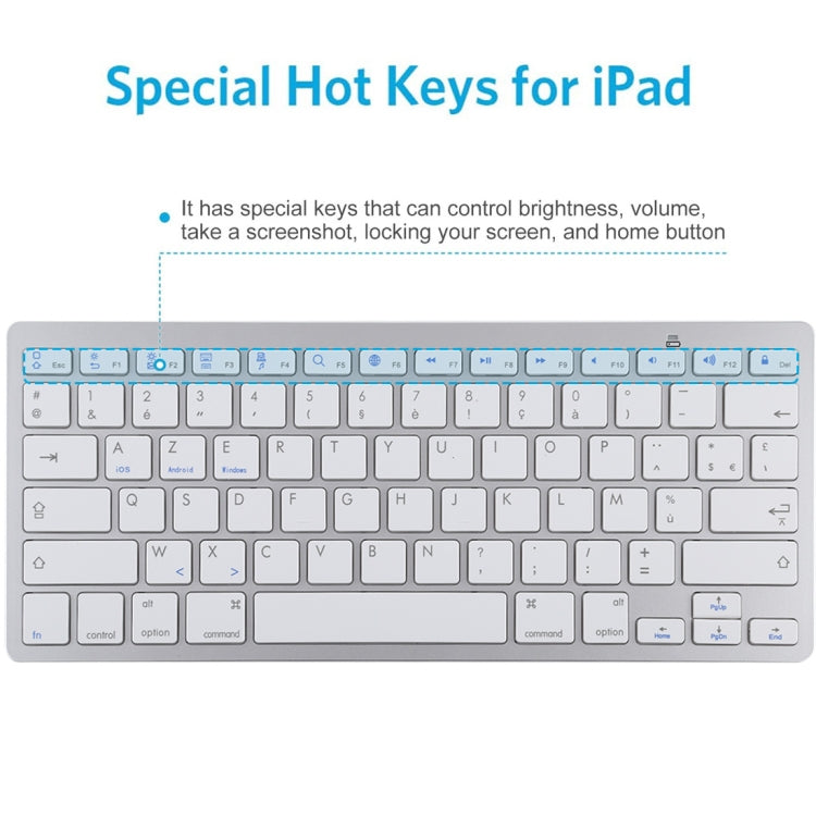 Clavier Bluetooth Ultra-fin pour Gaming - Compatible