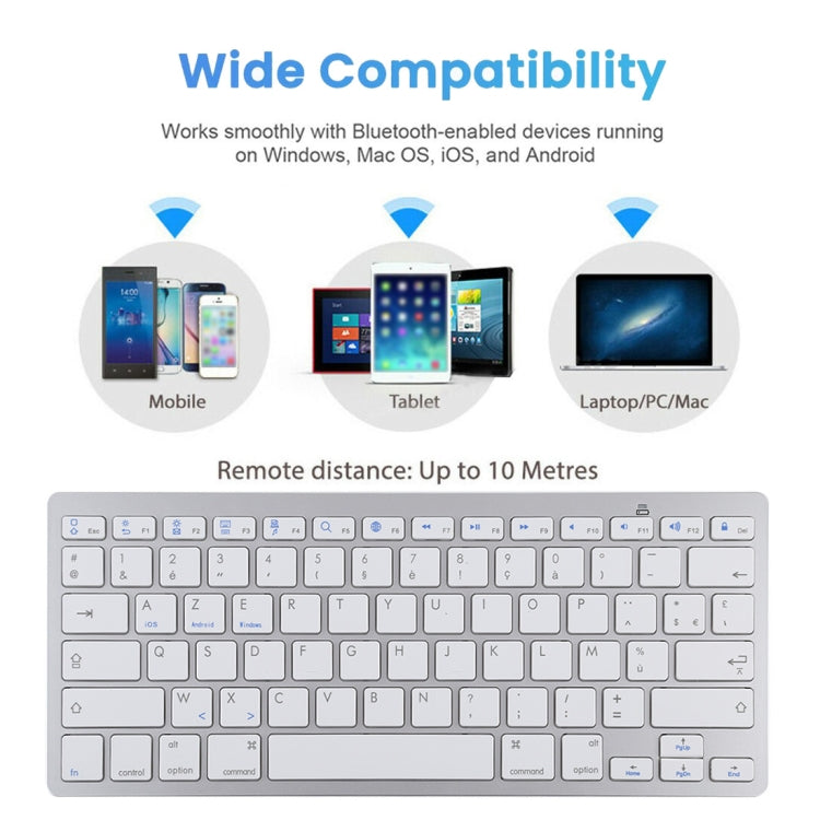 Clavier Bluetooth Ultra-fin pour Gaming - Compatible