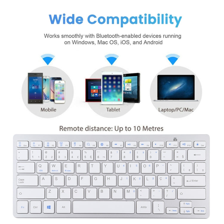 Clavier Bluetooth Ultra-fin pour Gaming sur Tablettes et