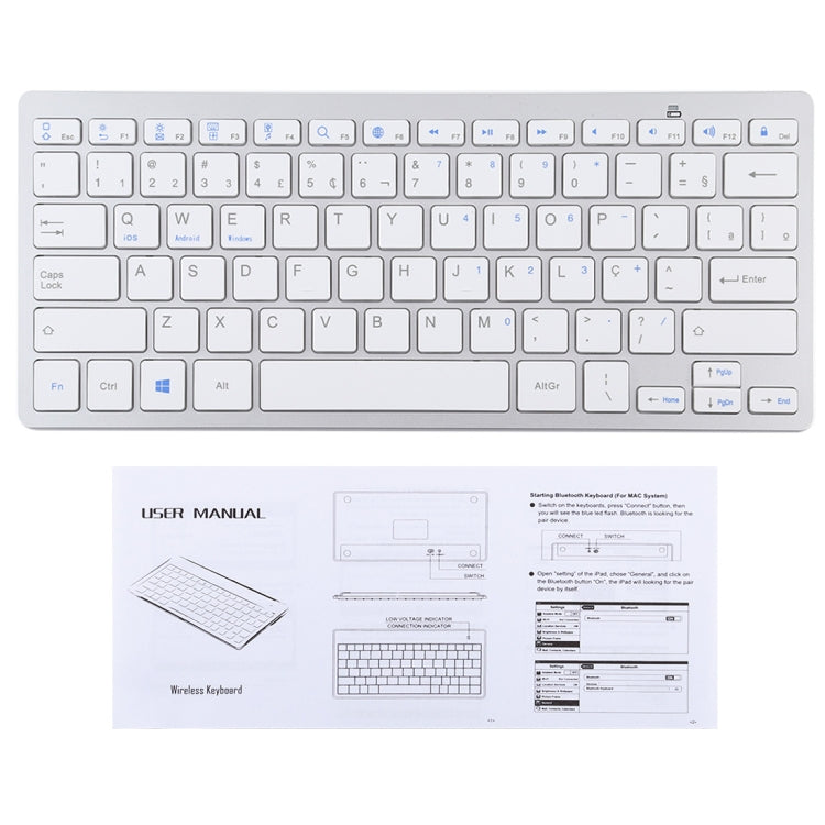 Clavier Bluetooth Ultra-fin pour Gaming sur Tablettes et