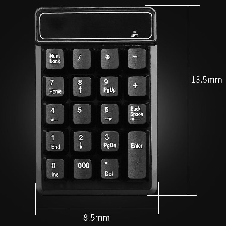 Clavier numérique sans fil 2,4G MC Saite 525RF pour PC