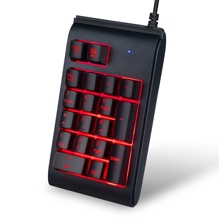 Clavier numérique filaire rétroéclairé tricolore pour gaming