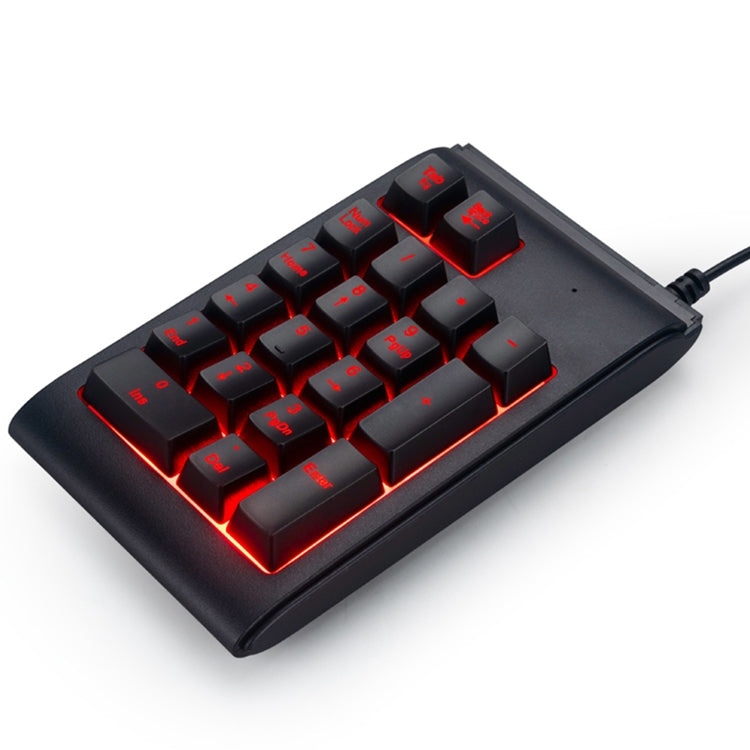 Clavier numérique filaire rétroéclairé tricolore pour gaming