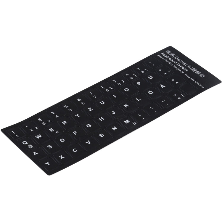 German Keyboard Stickers for PC - Gaming Accessory