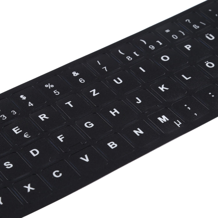 German Keyboard Stickers for PC - Gaming Accessory