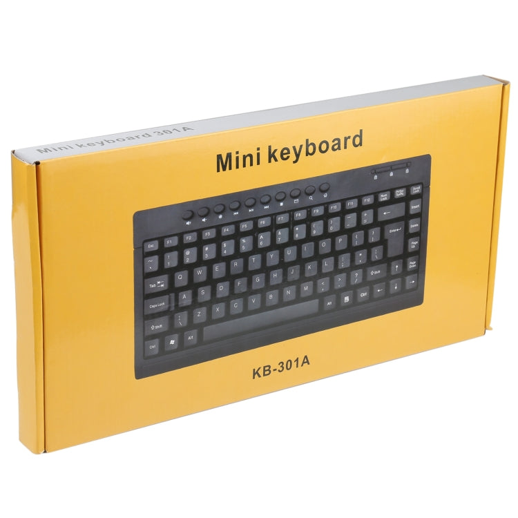 Mini PC Wired Multimedia Keyboard - Arabic Version KB-301A