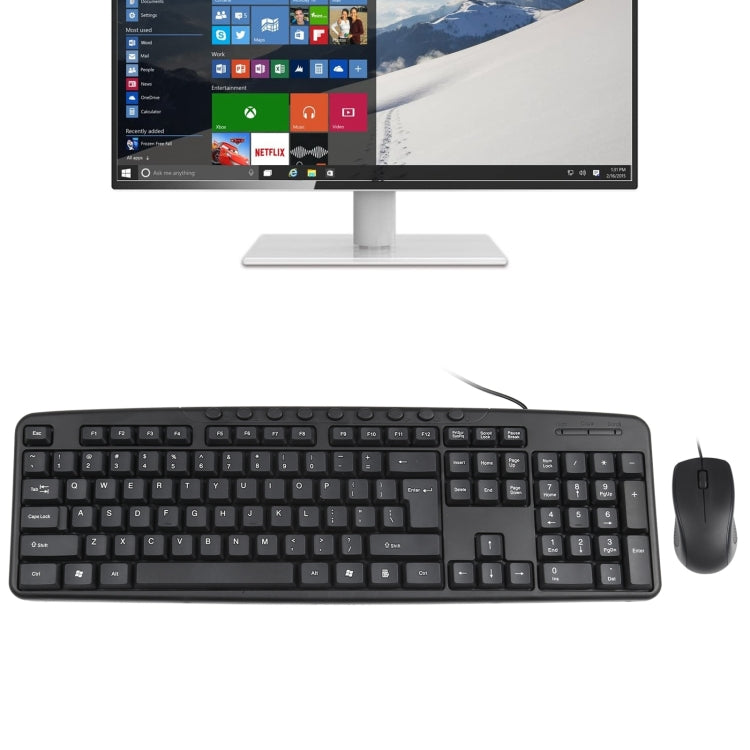 Ensemble Gaming Clavier et Souris Filaire USB KB-8377