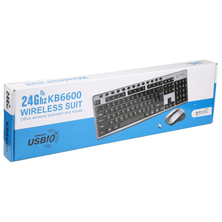 Waterproof Wireless Gaming Keyboard and Mouse KB-6600