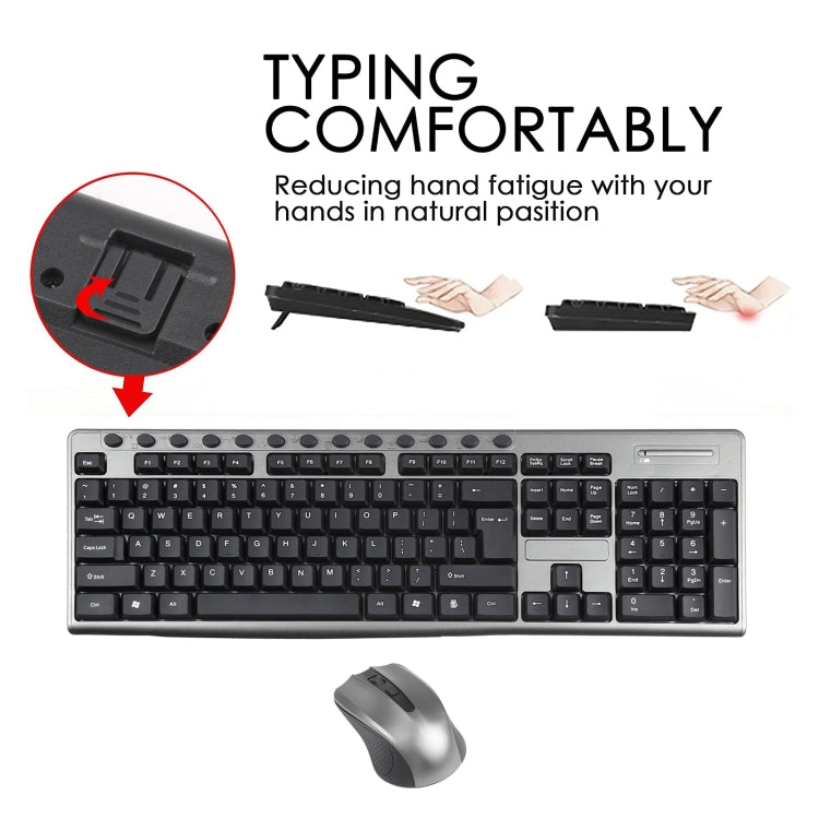Waterproof Wireless Gaming Keyboard and Mouse KB-6600