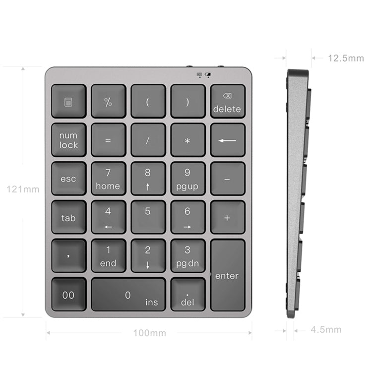 Clavier Bluetooth sans fil ultra-fin pour PC et gaming