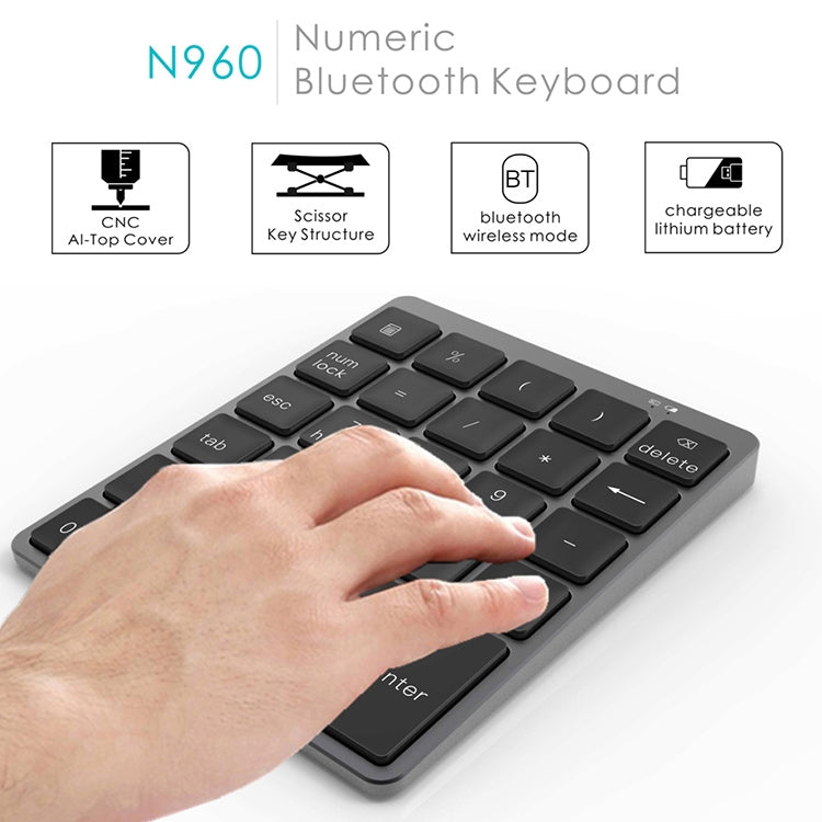 Clavier Bluetooth sans fil ultra-fin pour PC et gaming