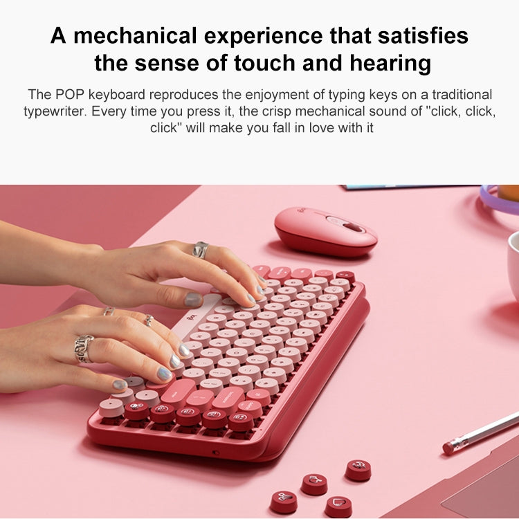 Clavier mécanique Bluetooth Logitech POP KEYS pour PC Gaming