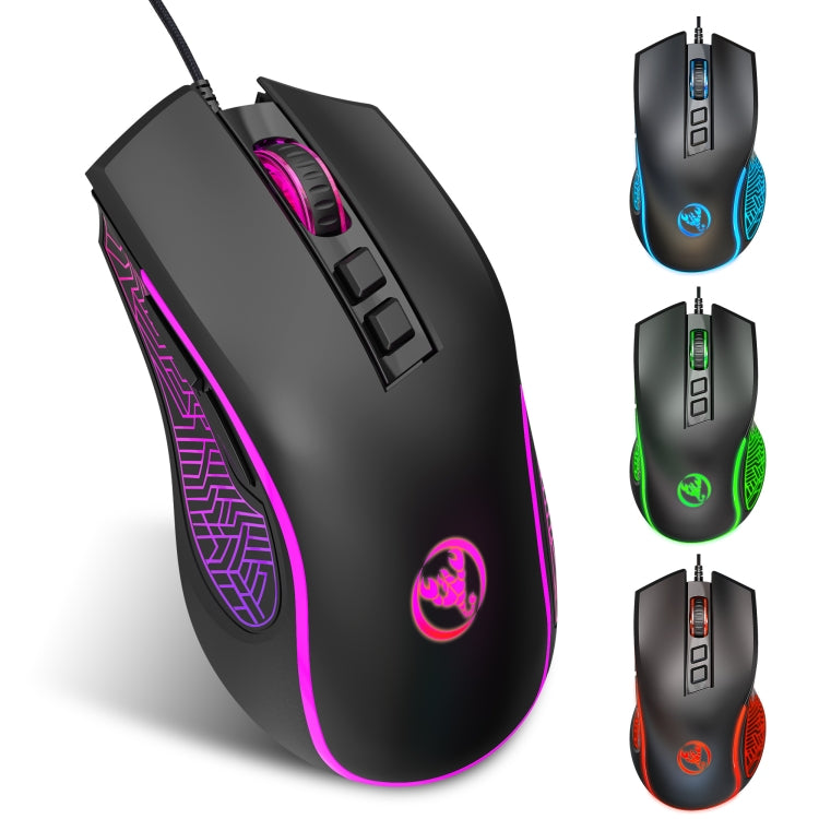Souris gaming filaire HXSJ X100 7 boutons 3600 DPI