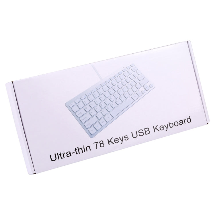 Clavier gaming filaire ultra-fin USB 450 - 78 touches