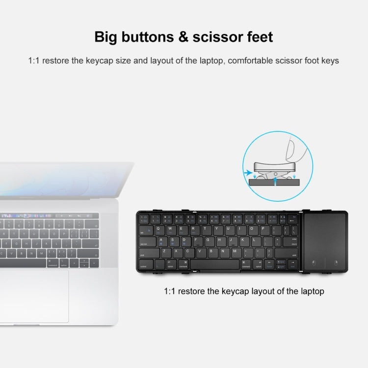 B1053 Portable Bluetooth Keyboard: Stylish Gaming Accessory