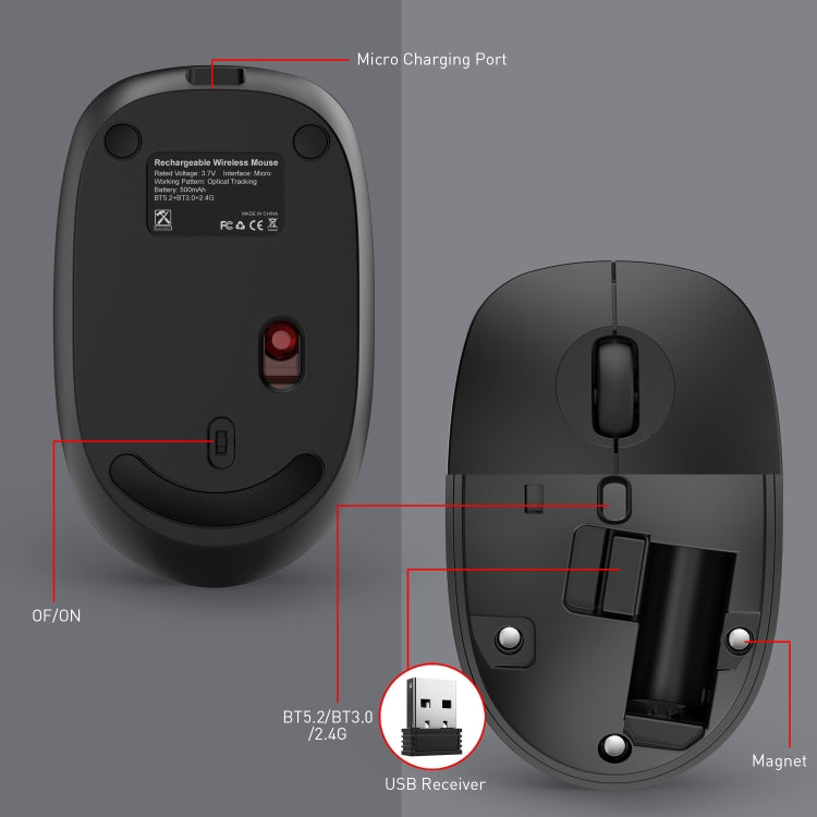 MKESPN 859 Wireless Gaming Mouse - Precision and Comfort