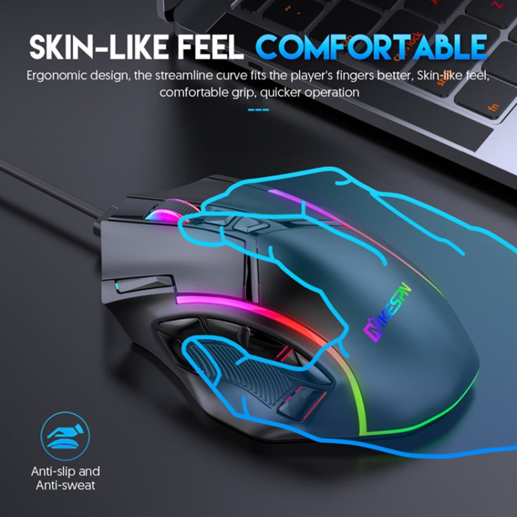 RGB Wired Gaming Mouse 12800 DPI - MKESPN X15