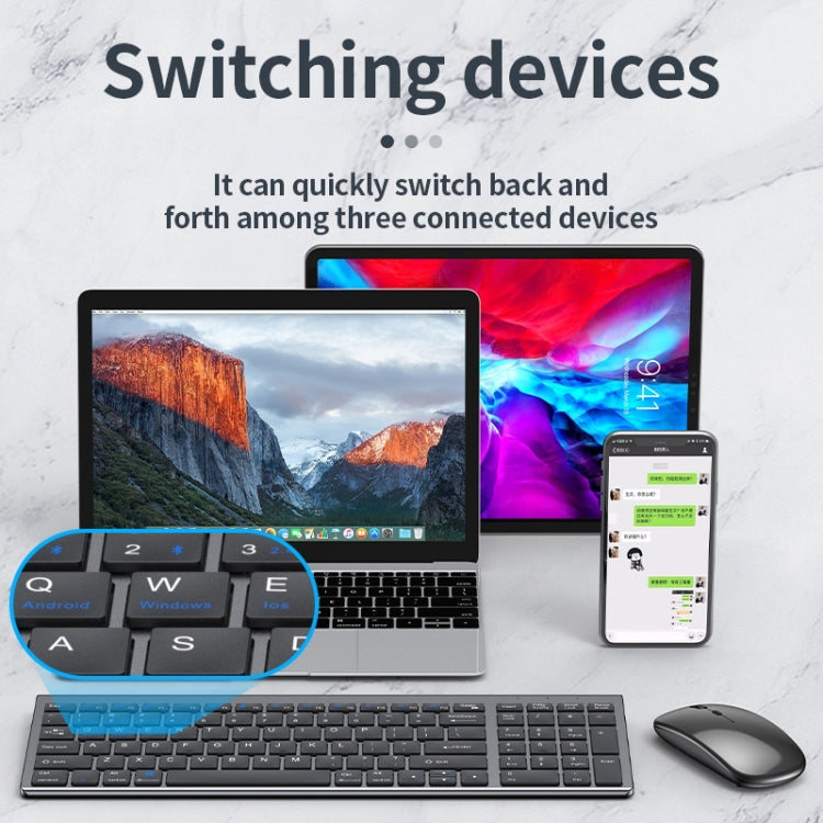 Clavier Bluetooth sans fil 3 modes pour PC Gaming