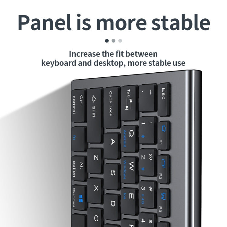 Clavier Bluetooth sans fil 3 modes pour PC Gaming