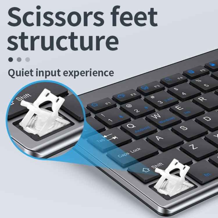 Clavier Bluetooth sans fil 3 modes pour PC Gaming