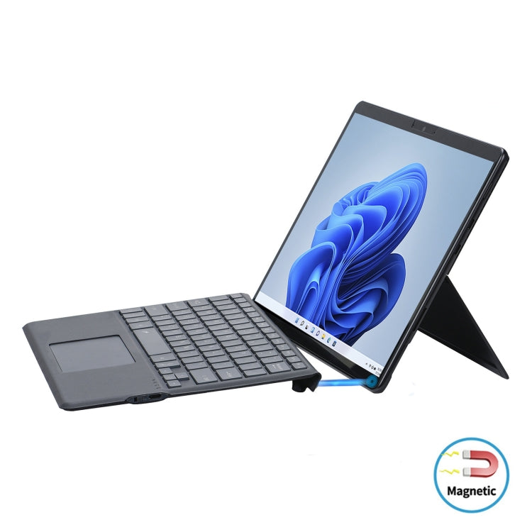 Étui en cuir pour Microsoft Surface Pro 8 avec clavier