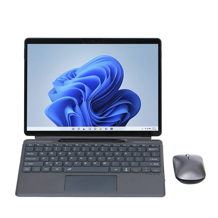 Étui en cuir pour Microsoft Surface Pro 8 avec clavier