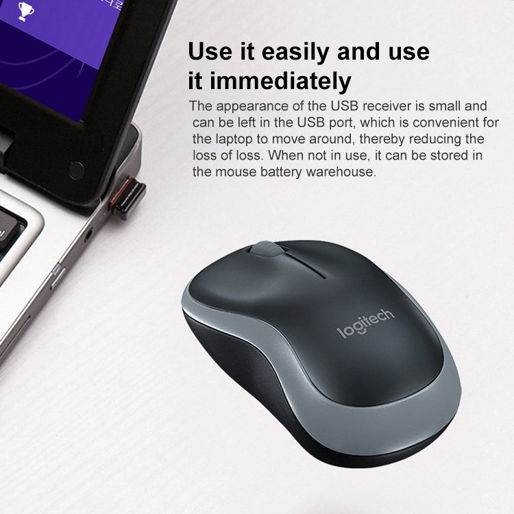Souris optique sans fil Logitech B175 3 touches 1000DPI 2,4GHz
