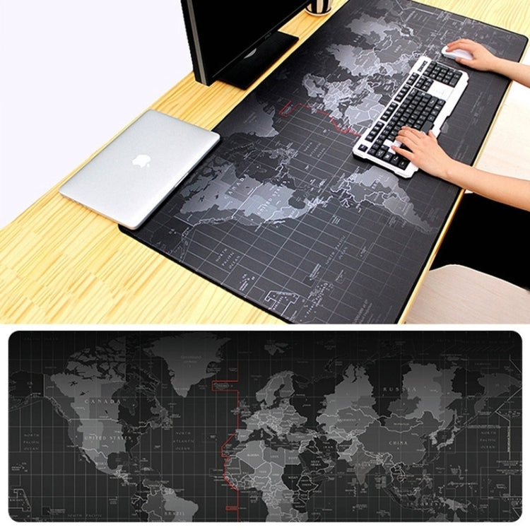 Tapis de souris gaming antidérapant 80x30 cm - Carte du