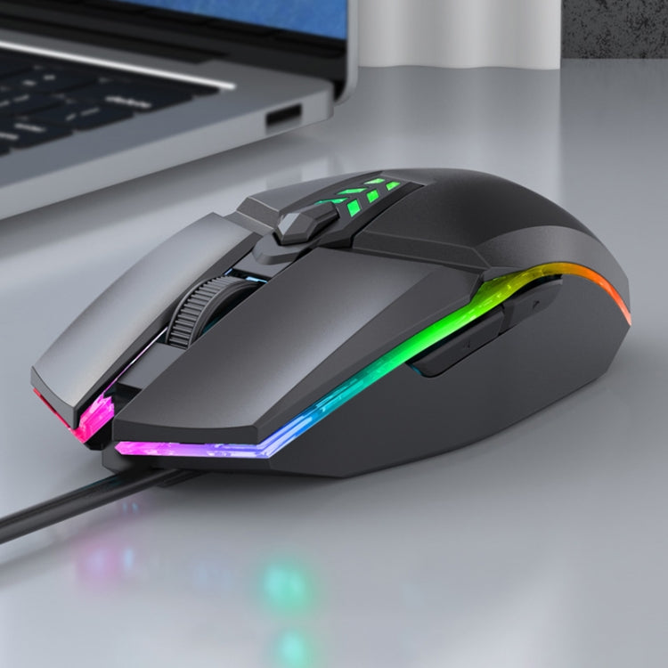 S700 Wired USB Gaming Mouse with Dynamic RGB Lighting