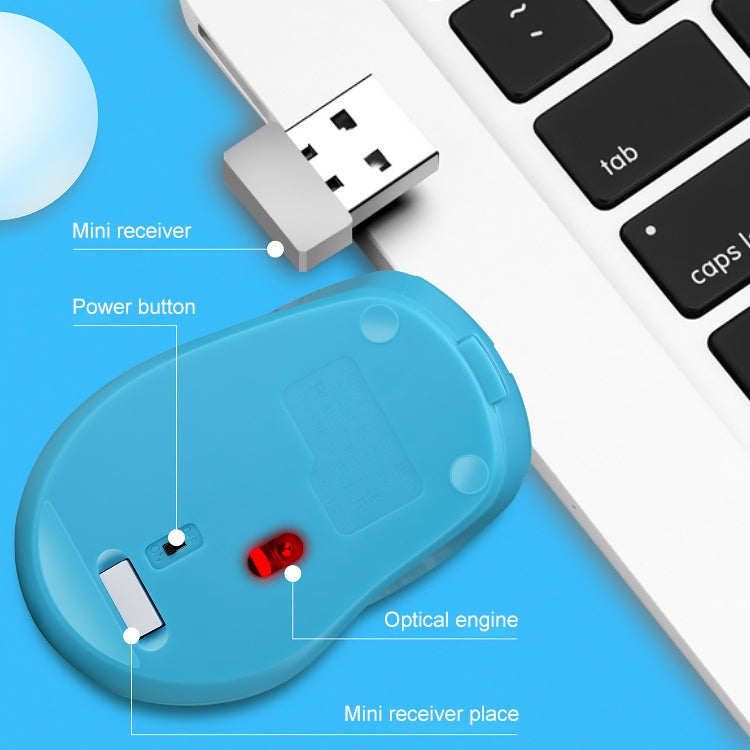 Mini souris gaming rechargeable sans fil 1600 dpi