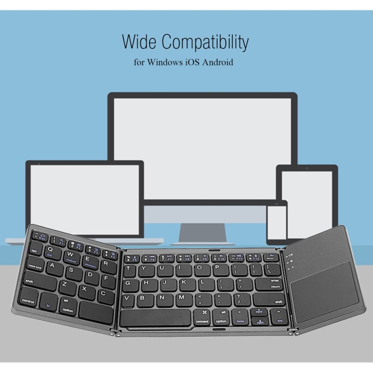 Clavier Bluetooth pliable avec pavé tactile pour gamers