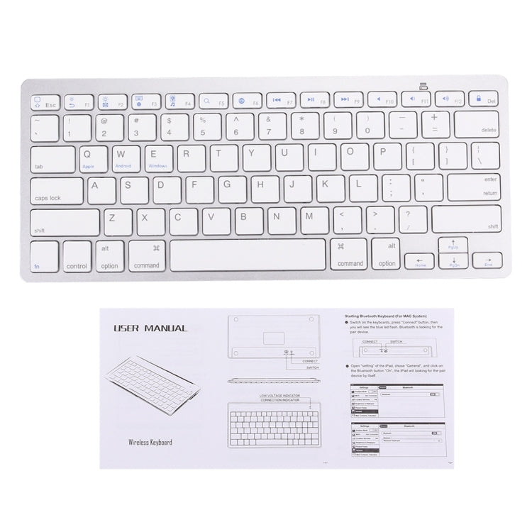 Clavier Bluetooth ultra-mince BK-3001 pour PC et iPad