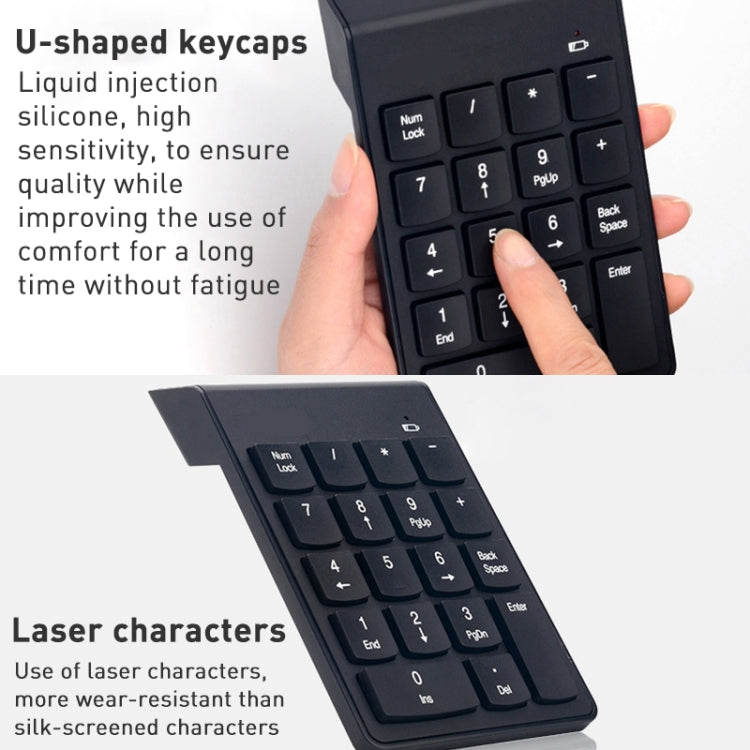 Clavier numérique sans fil 2,4 G pour PC - MC Saite 2129RF