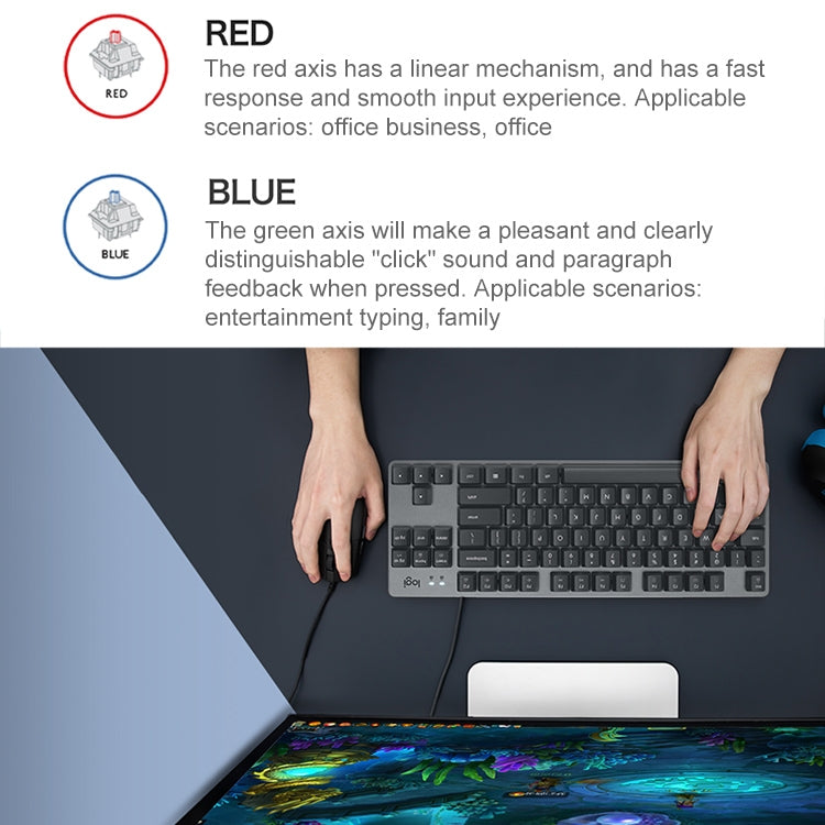 Logitech K835 Wired Mechanical Gaming Keyboard