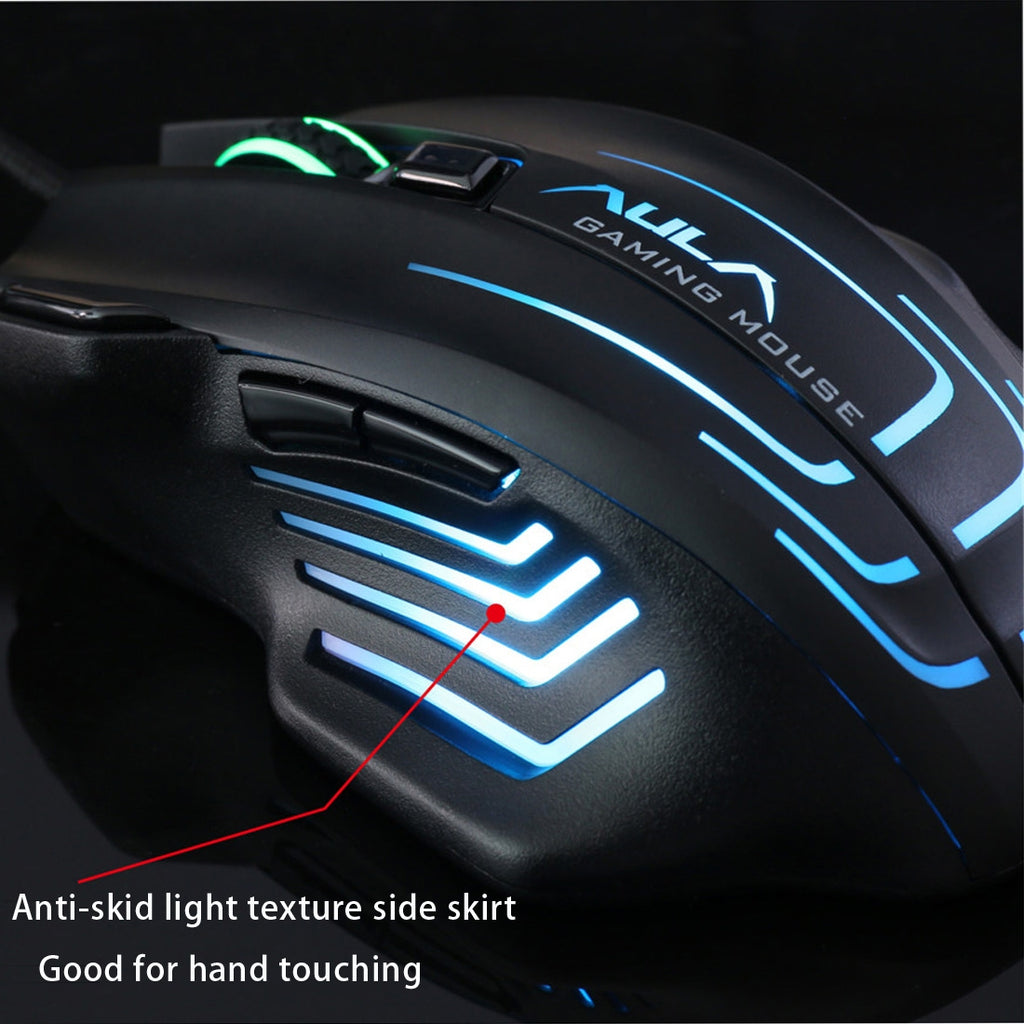 Souris Gaming Filaire 7D Aula Ghost Shark II - 4000 DPI