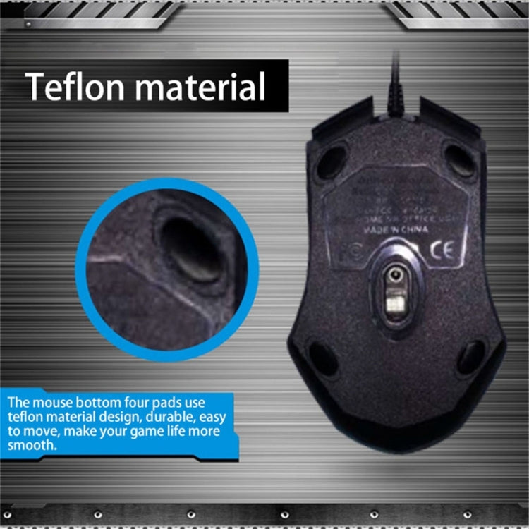 Souris de jeu filaire Chasing Leopard 129 - Optique USB 1,3