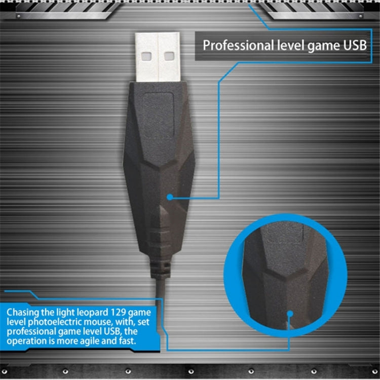Souris de jeu filaire Chasing Leopard 129 - Optique USB 1,3