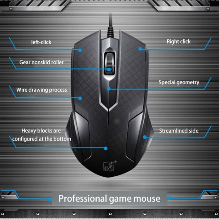 Souris de jeu filaire Chasing Leopard 129 - Optique USB 1,3