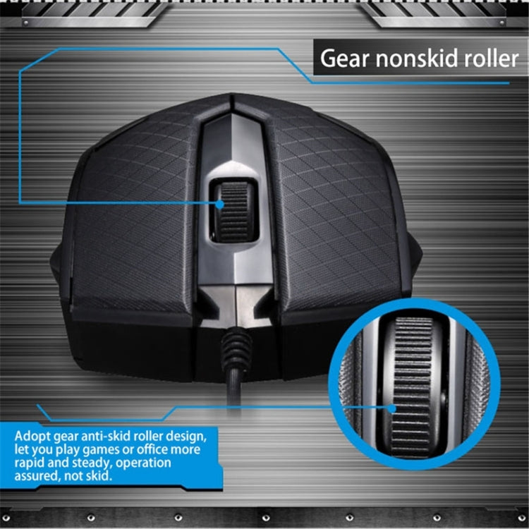 Souris de jeu filaire Chasing Leopard 129 - Optique USB 1,3