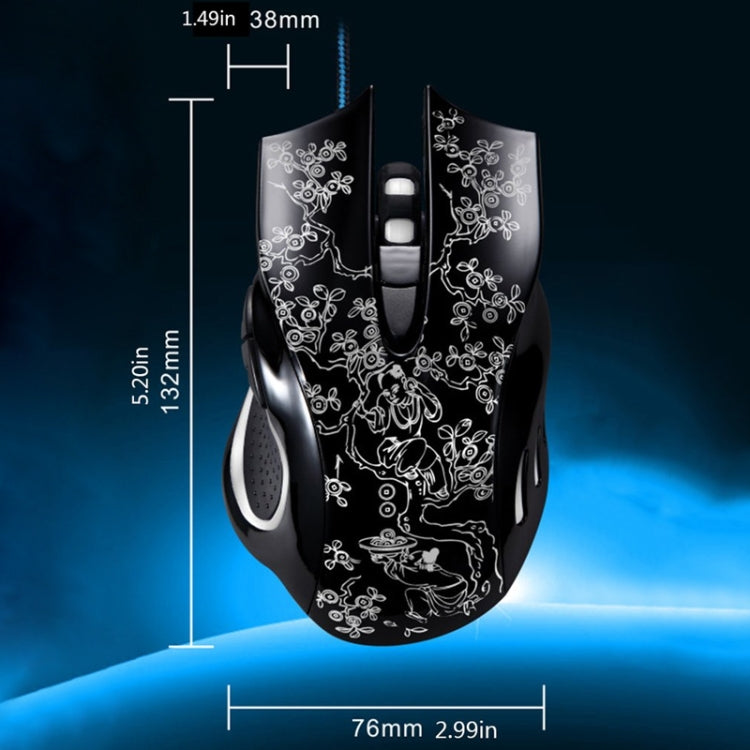 Souris Gaming USB 2400DPI Rétroéclairée - ZGB 169